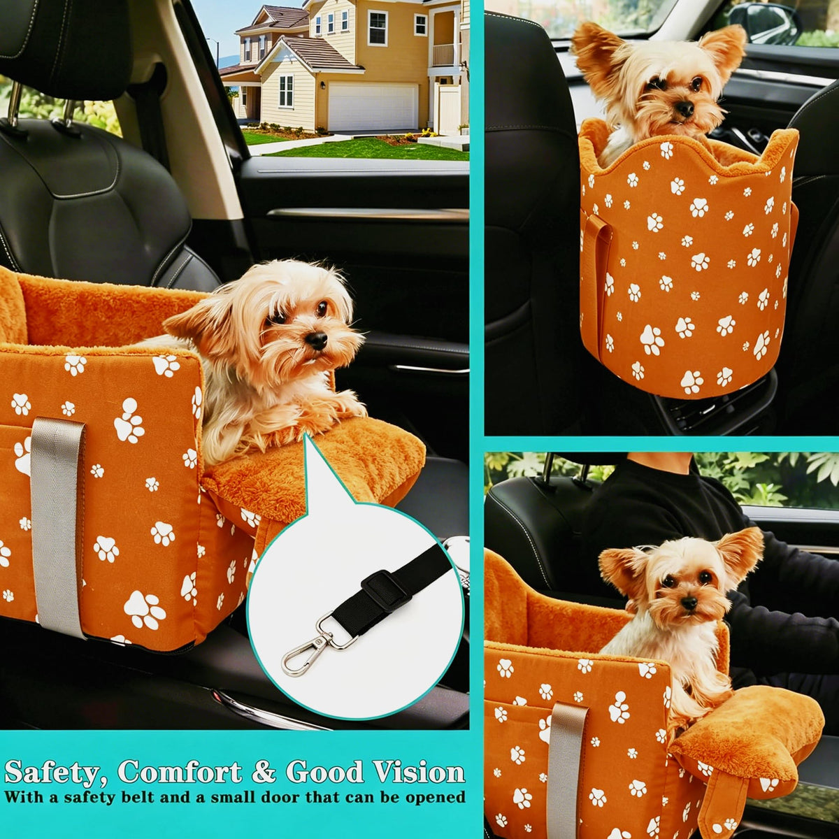 Cullaby Pet Seat in Orange