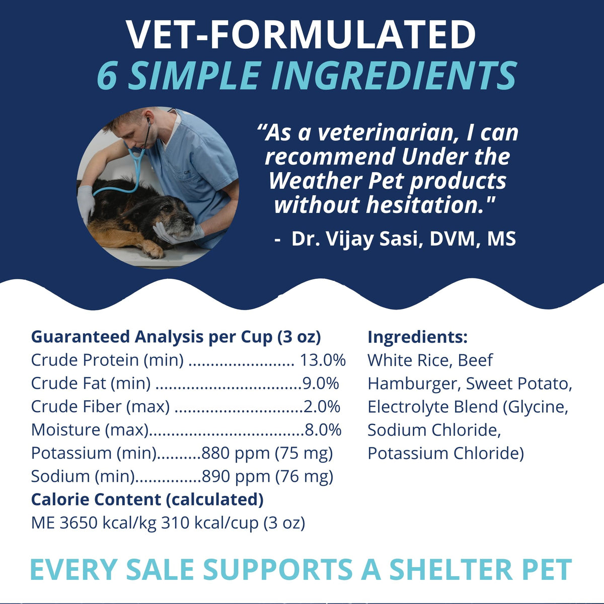 Under the Weather Pet Food in 6 Ounce (Pack of 1)