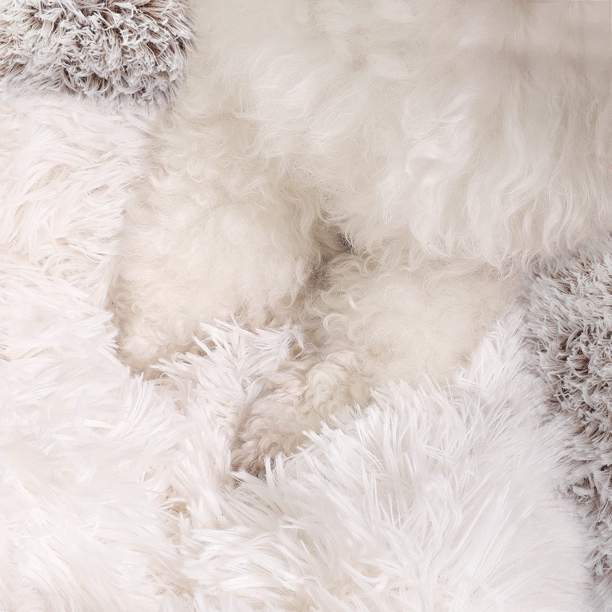 NOYAL Pet Bed Mat in X-Small 15.7'', Gradual brown