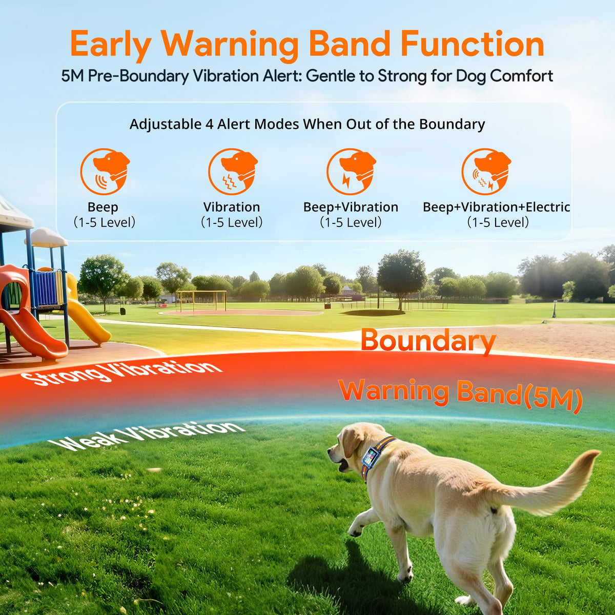 Meowant Animal Collar in Medium/Large, Orange