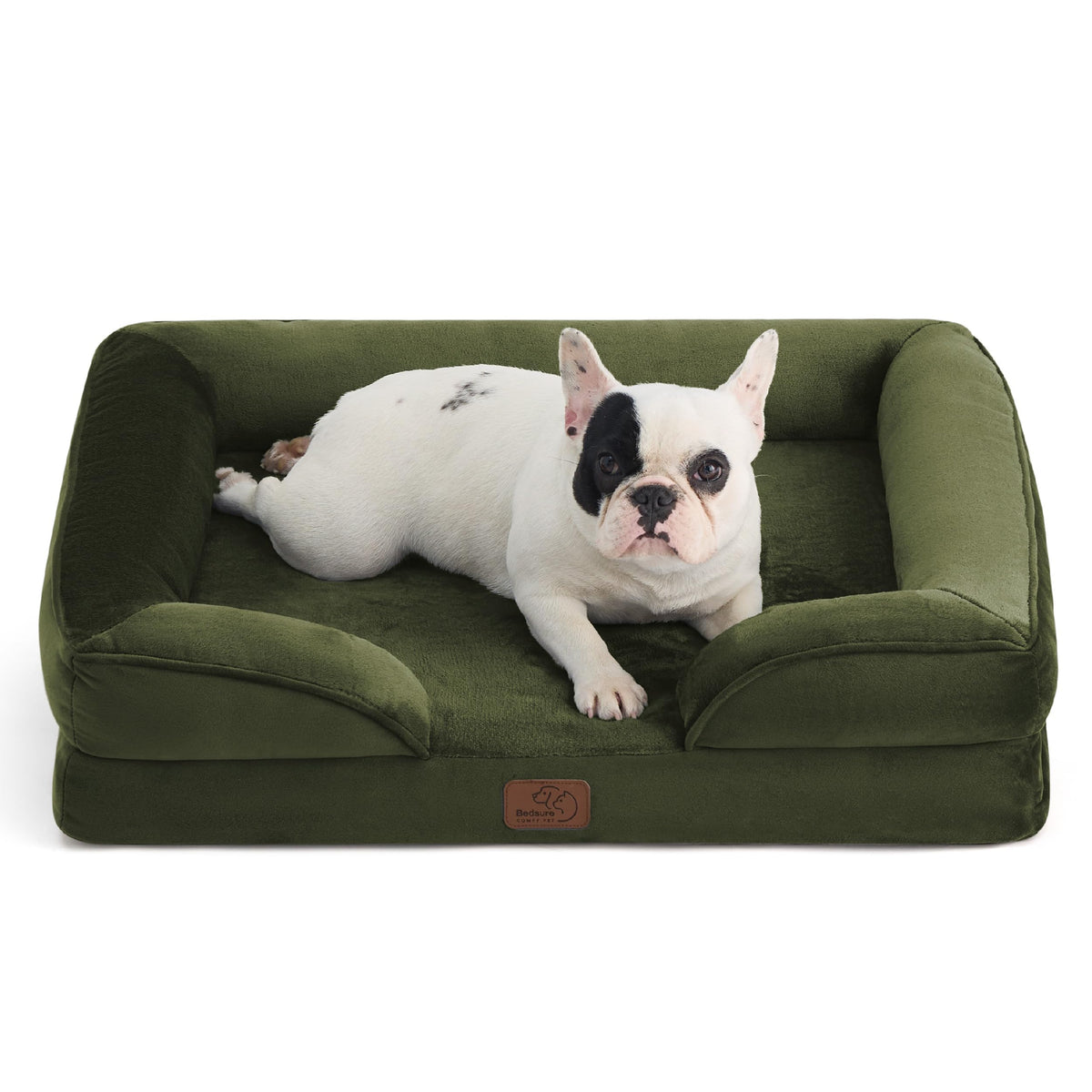 Bedsure Pet Bed Mat in 28"l X 23"w X 6.5"th, Moss Green