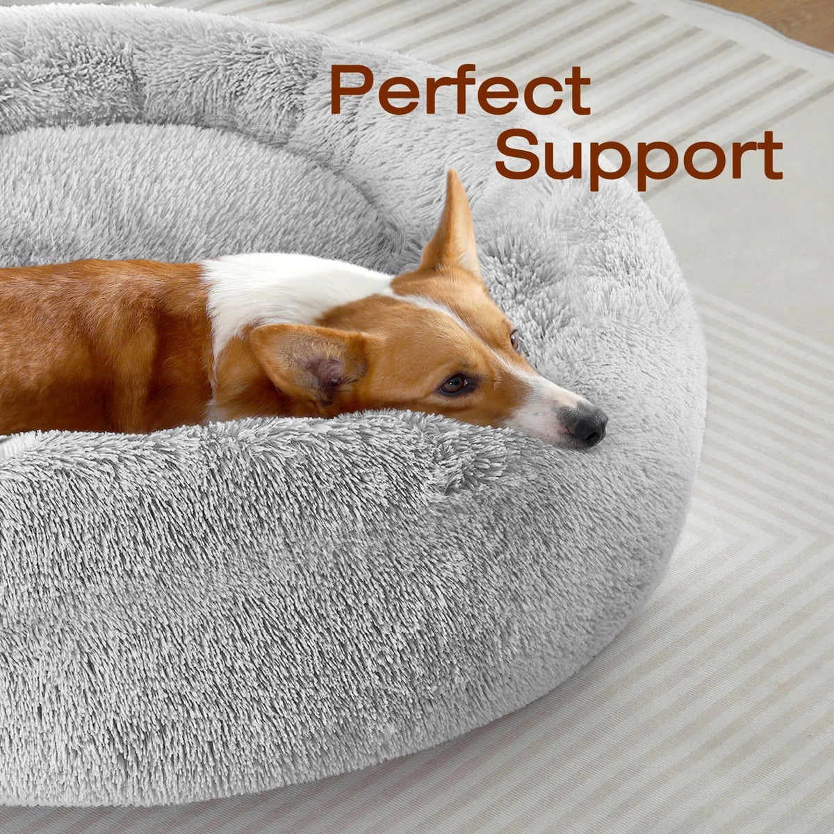 JOLLYVOGUE Pet Bed Mat in 20" (Pack of 2), 01 - Light Grey