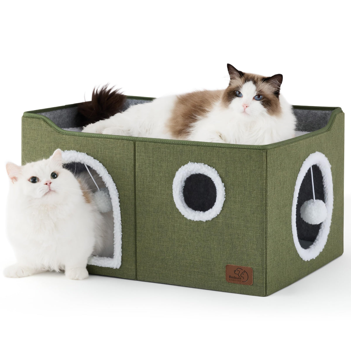 Bedsure Pet Activity Structure in Widen, Loden Green