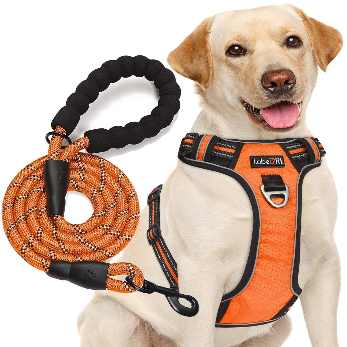 tobeDRI Animal Harness in Medium, Orange