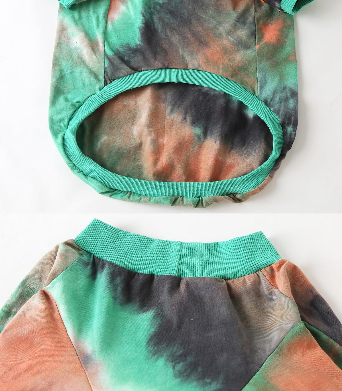 PriPre Pet Apparel in Large, Green Orange