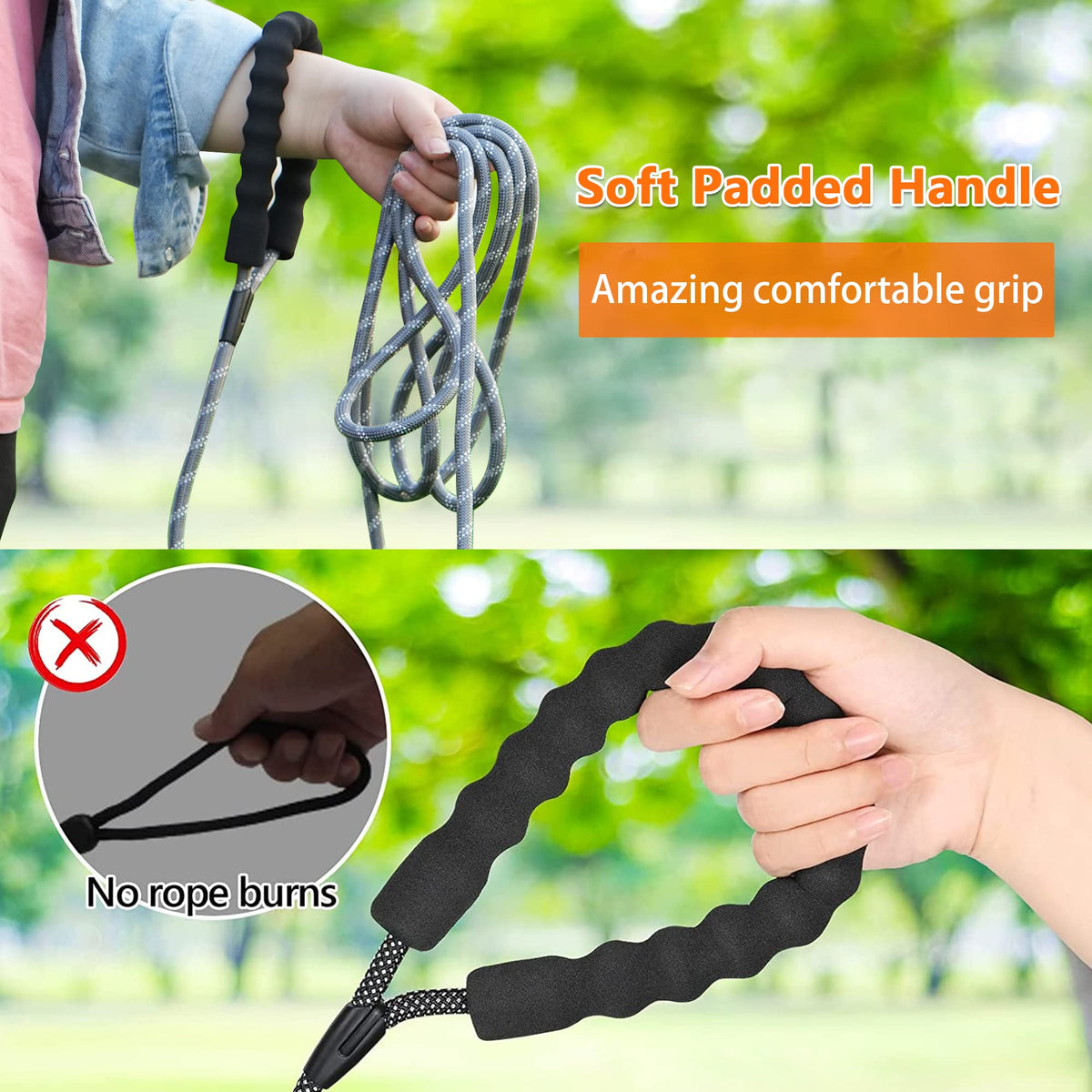NTR Leash in 15ft*1/3", Teal/Yellow