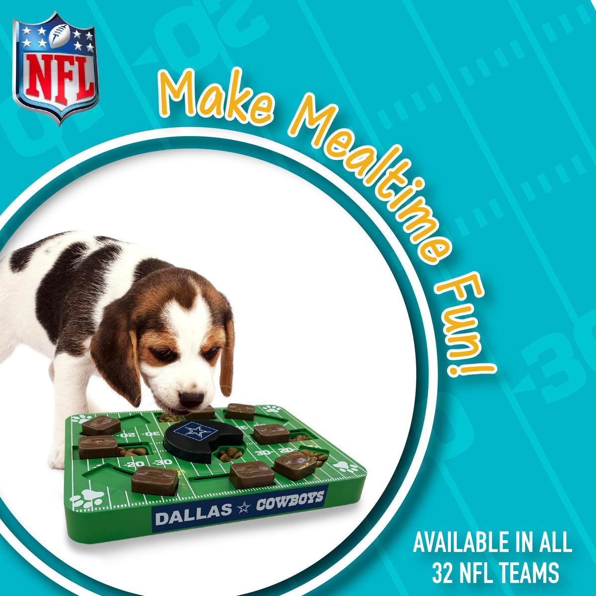 Pets First Pet Feeder in Standard, DALLAS COWBOYS