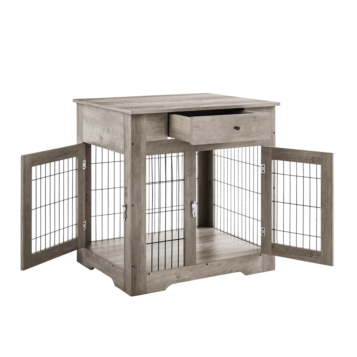 NicBex Animal Cage in 31.5"L x 22.64"D x 30.59"H, Antique Brown