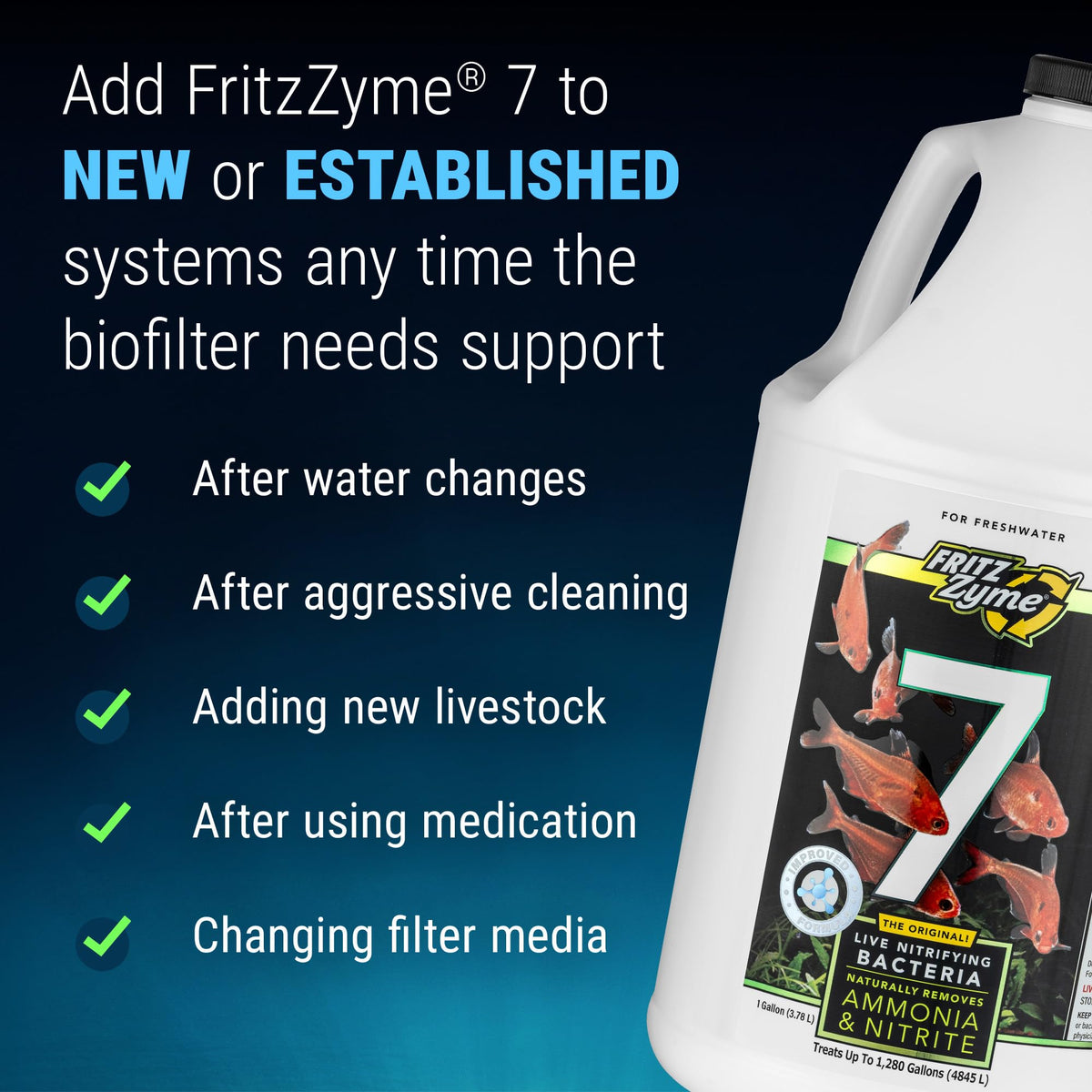 Fritz Aquatics Aquarium Pond Water Treatment in 1 gal