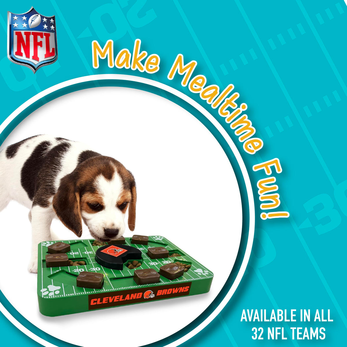 Pets First Pet Feeder in Standard, CLEVELAND BROWNS