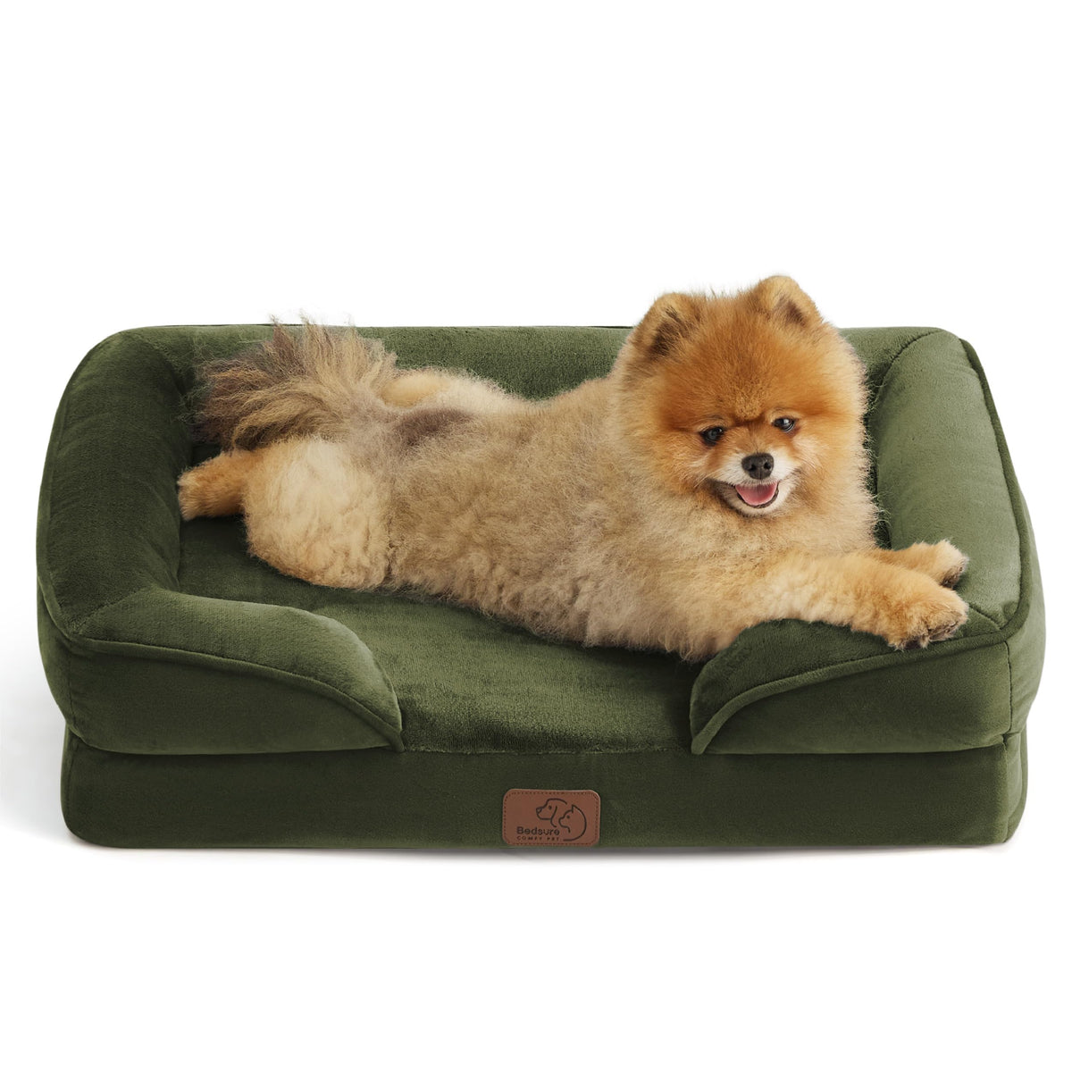 Bedsure Pet Bed Mat in 24"l X 18"w X 6"th, Moss Green