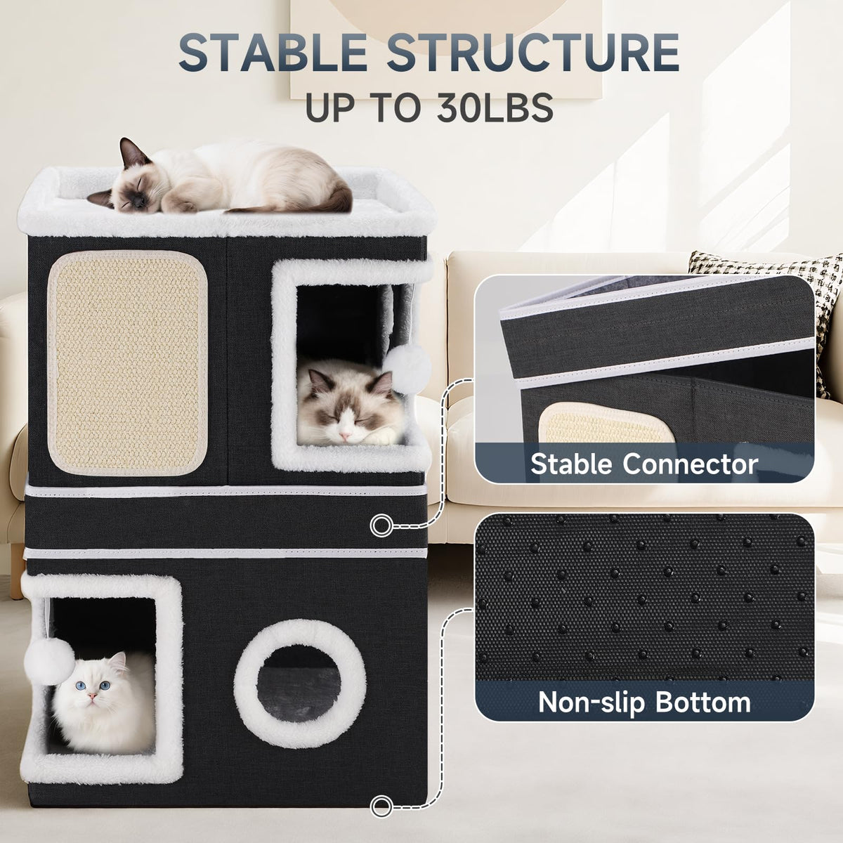 Shikha Animal Shelter in Double, Black
