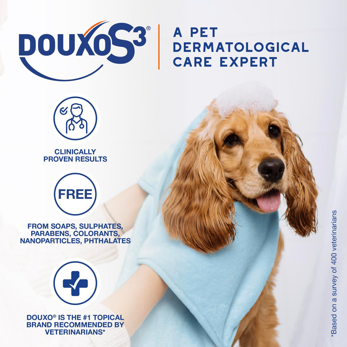Douxo Animal Medication in 30 Count (Pack of 1), Translucent