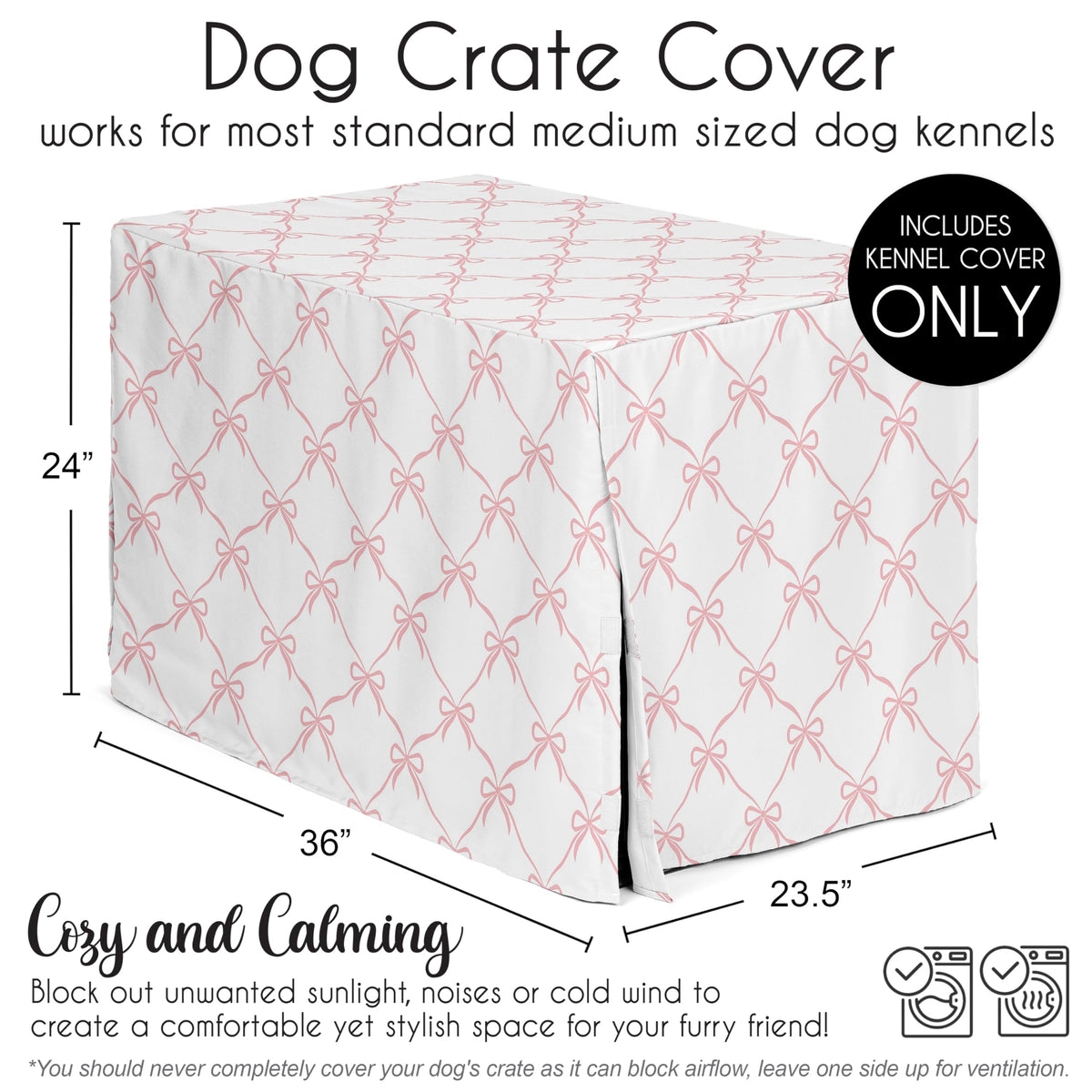 Sweet Jojo Designs Animal Cage in 36.0"L x 23.5"W x 24.0"H, Pink Bow