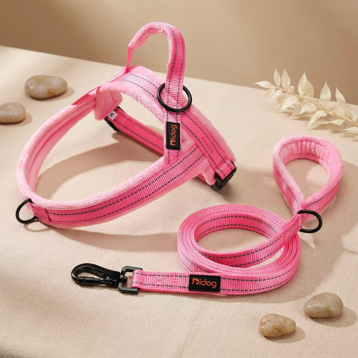 Didog Leash in 3/4''x 4 FT, Pink