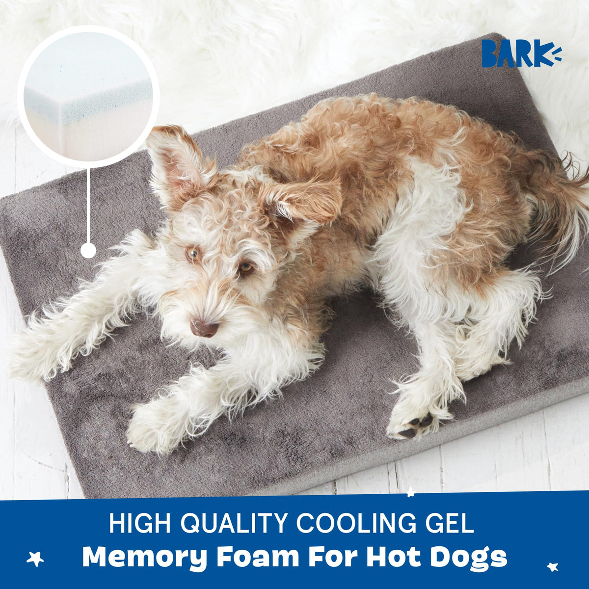 BarkBox Pet Bed Mat in Small, Grey