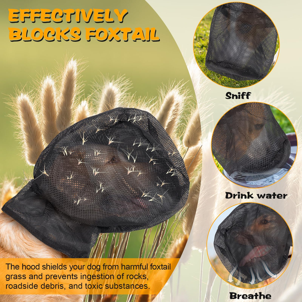 Zhizaiql Pet Pest Control in XL, BLACK