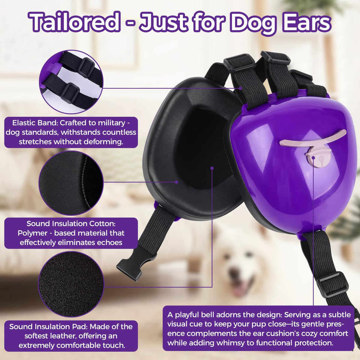 Famikako Earmuff in X-Small, Purple