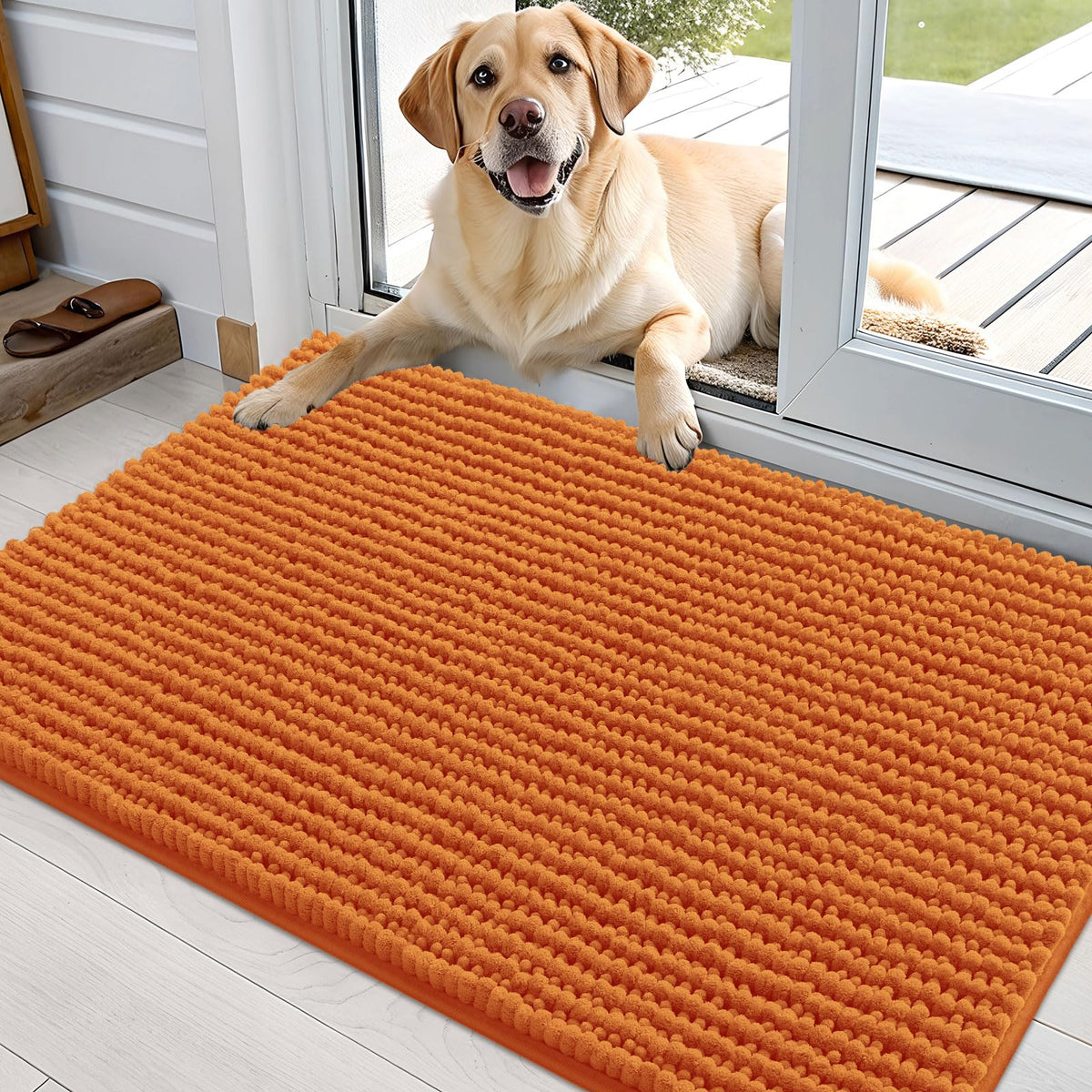 OLANLY Pet Bed Mat in 36" X 24", Clay