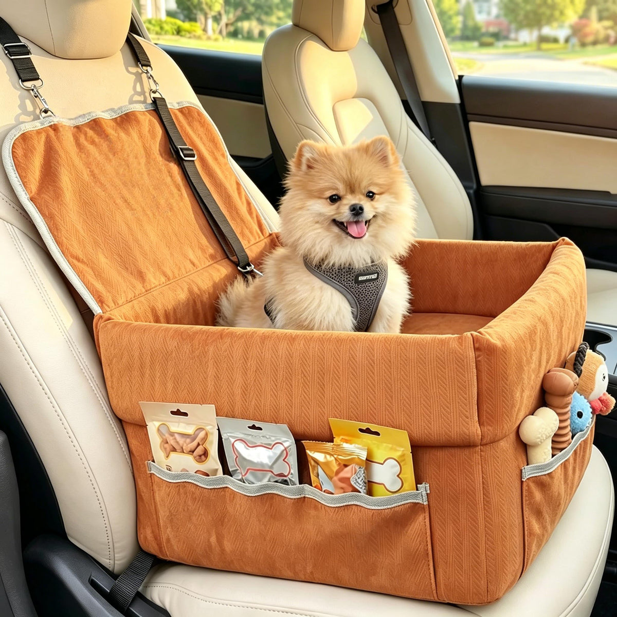Amztrip Pet Seat in Large, Orange