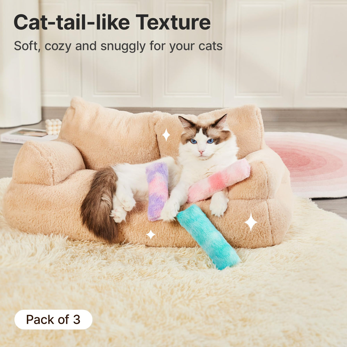 Potaroma Pet Toy in Pastel Colors