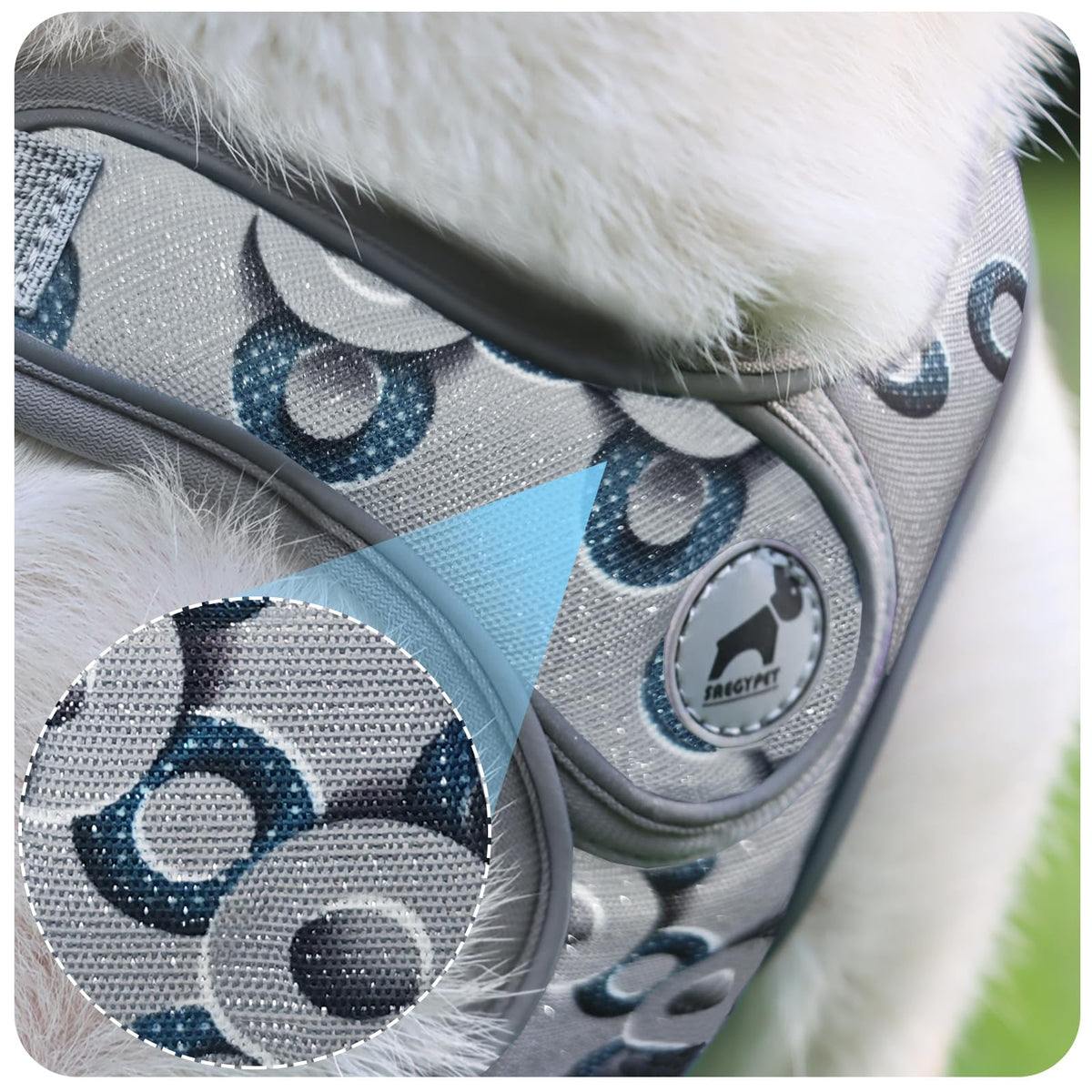 SAEGYPET Animal Harness in XS, Gray-2