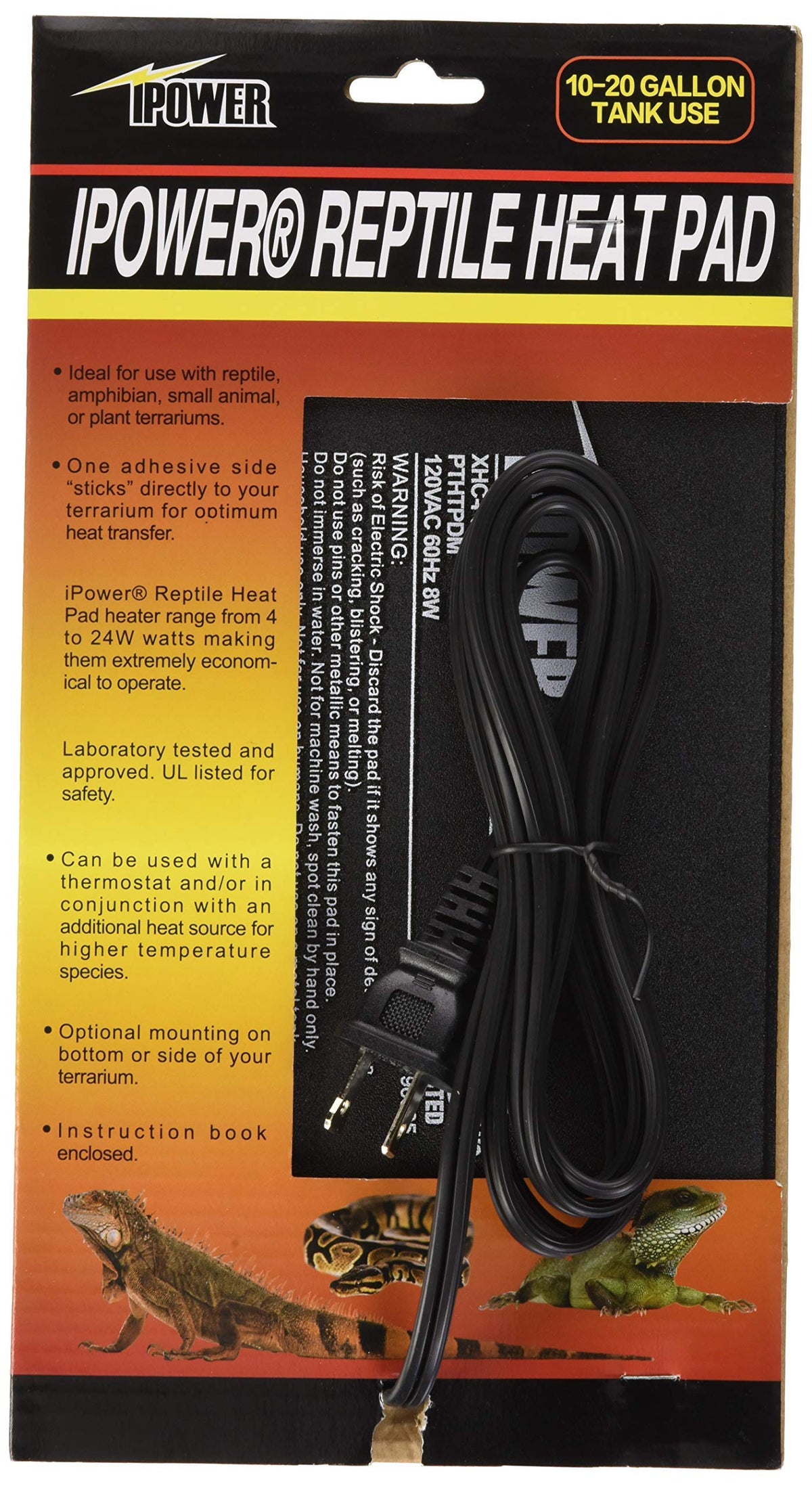 iPower Pet Supplies in 6" X 8", Black-1 Pack