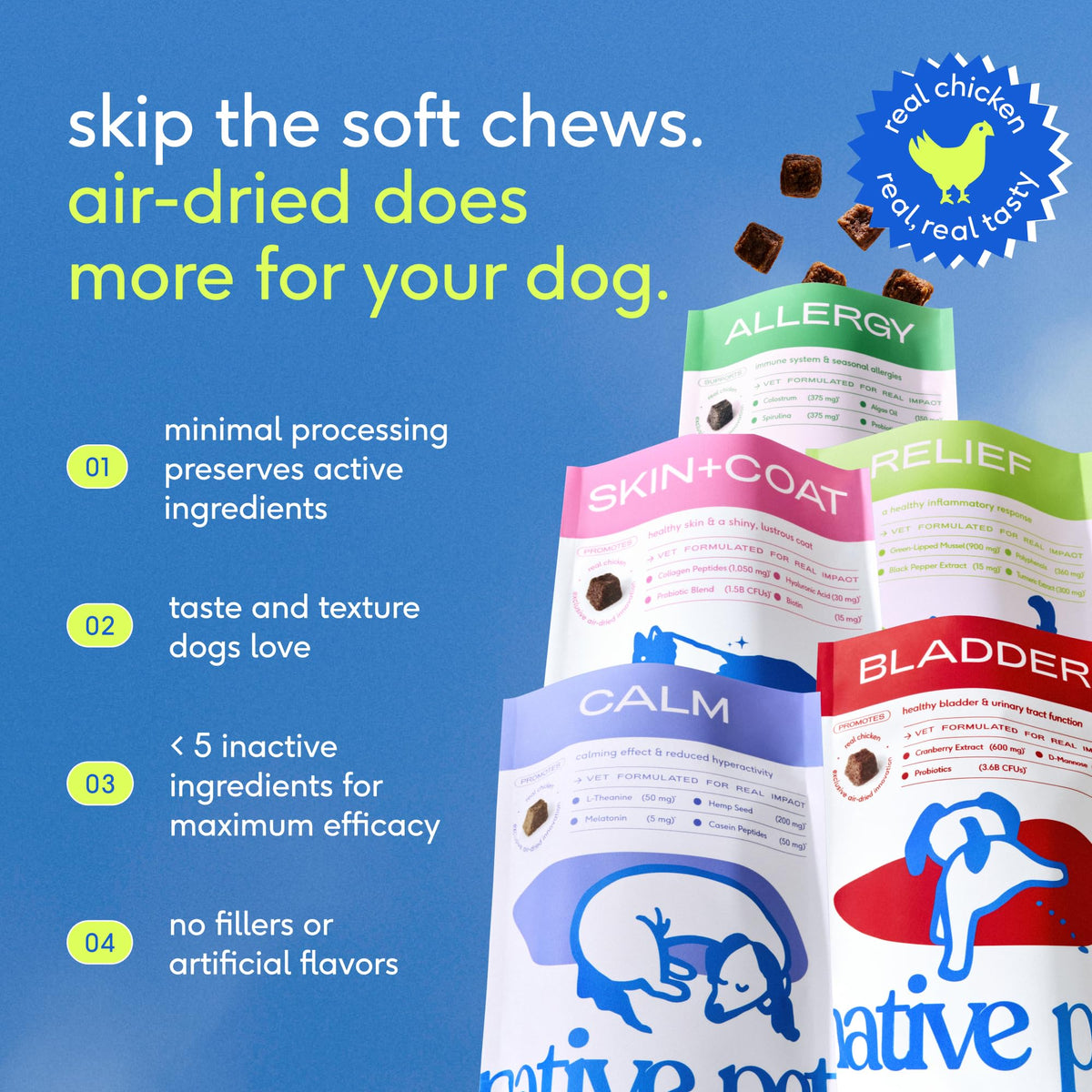 Native Pet Animal Nutritional Supplement in 60 Servings, Mobility Care