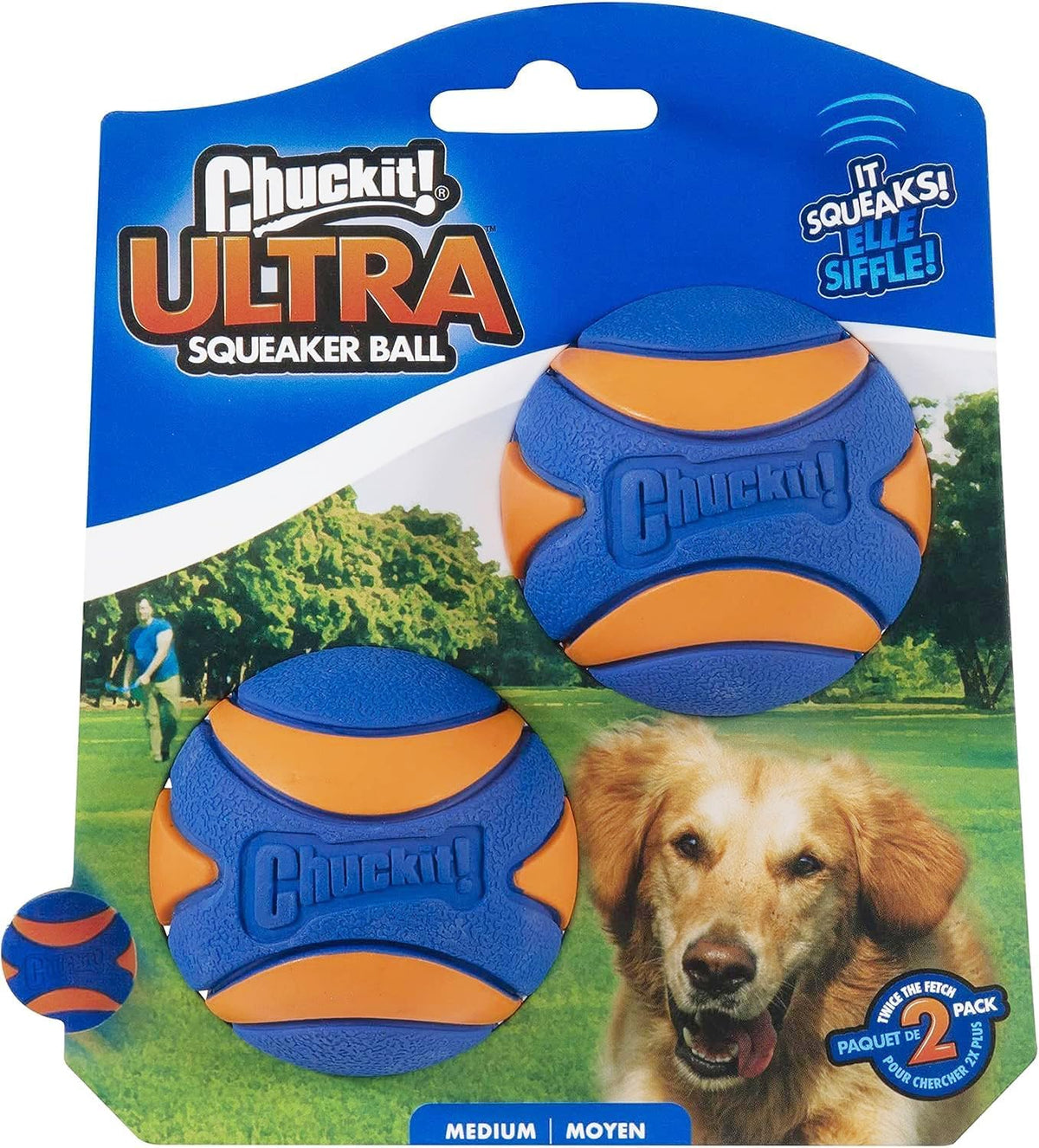 Chuckit! Pet Toy in Medium (Pack of 12), Squeaker