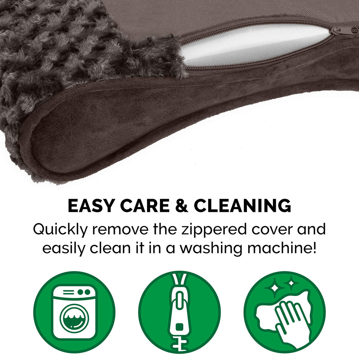 Furhaven Pet Bed Mat in Large, Ultra Plush (Chocolate)