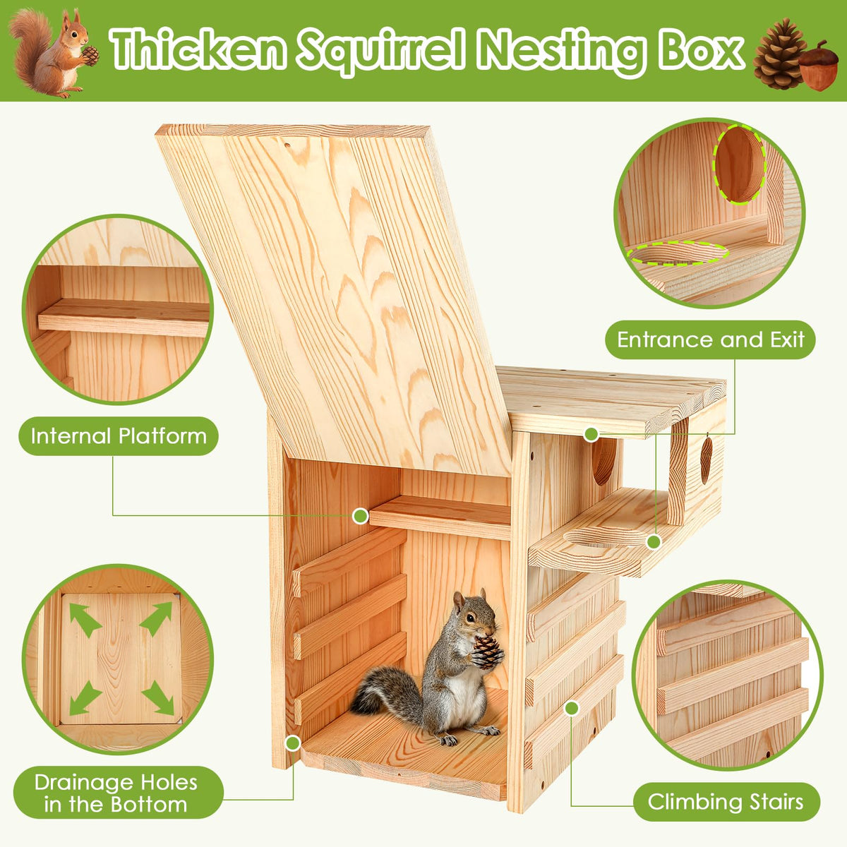 ONKO Animal Shelter in 14"6wide, Orange