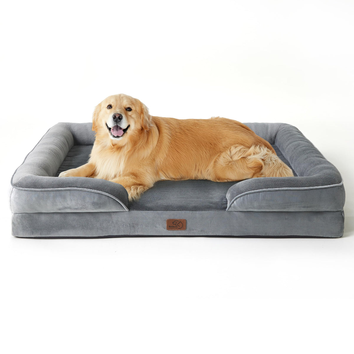 Bedsure Pet Bed Mat in 48"l X 35"w X 8"th, Grey