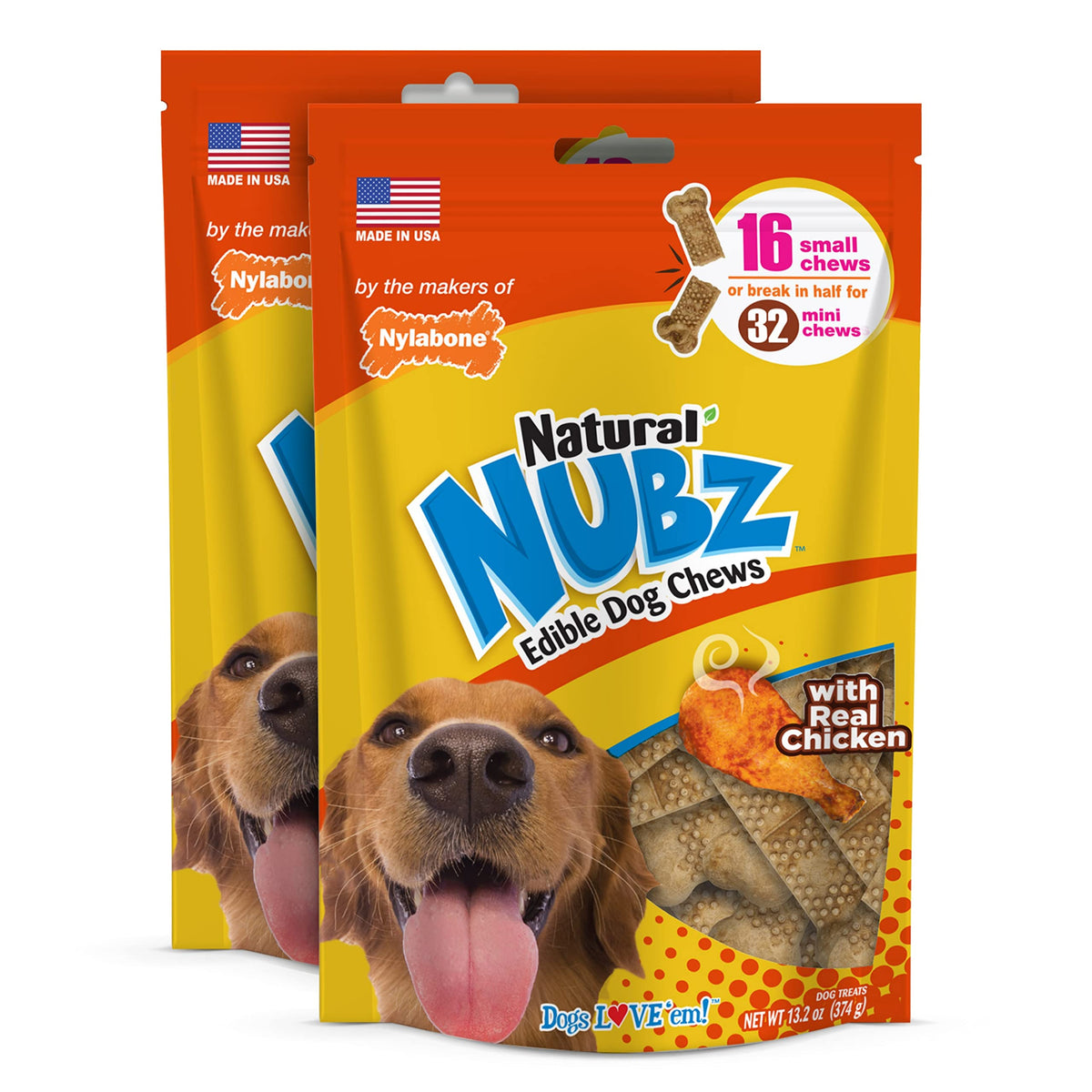 Nylabone Pet Food in 16 Count (Pack of 2)