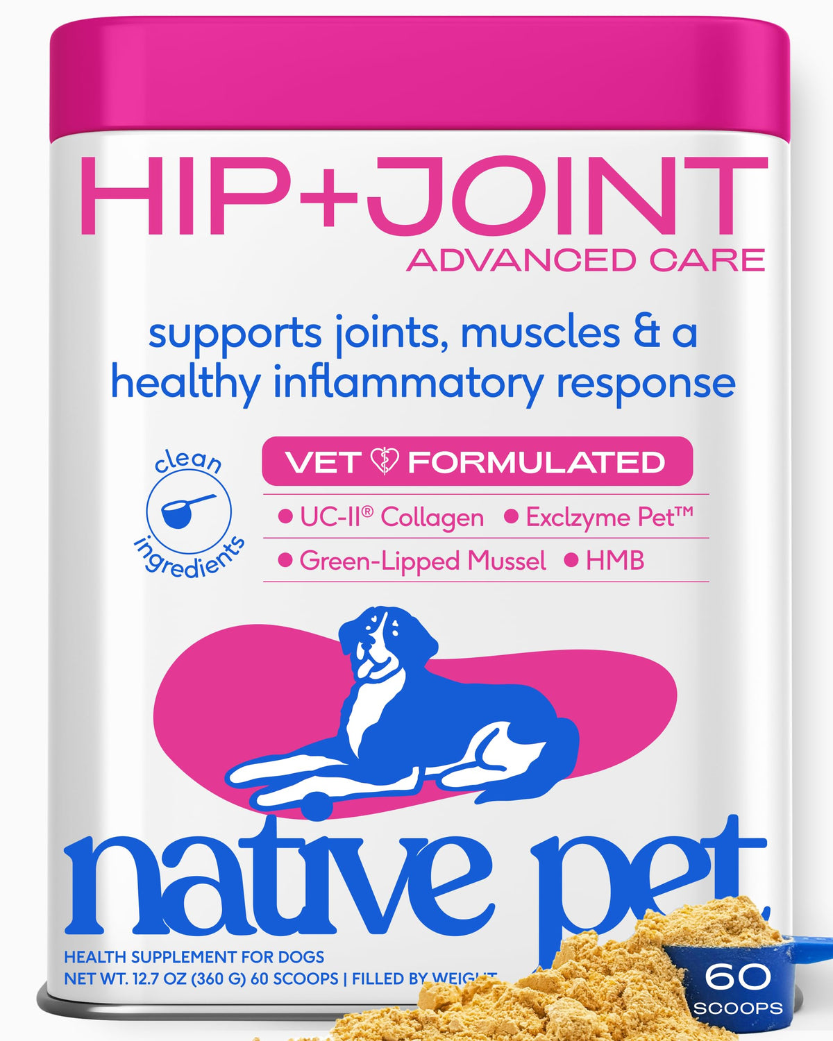 Native Pet Animal Nutritional Supplement in 60 Servings, Advanced Care