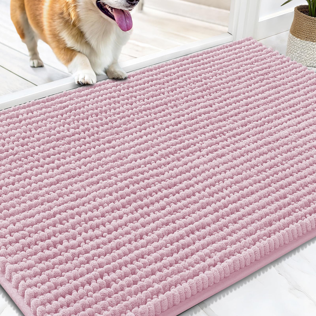 OLANLY Pet Bed Mat in 34" X 21", Dusty Rose