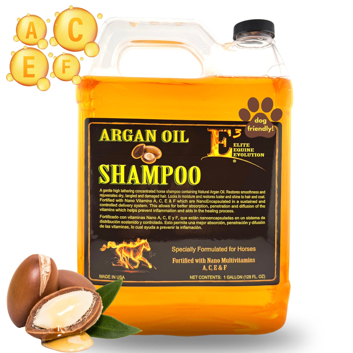 E3 Animal Fur Cleaner Conditioner in 128, Yellow