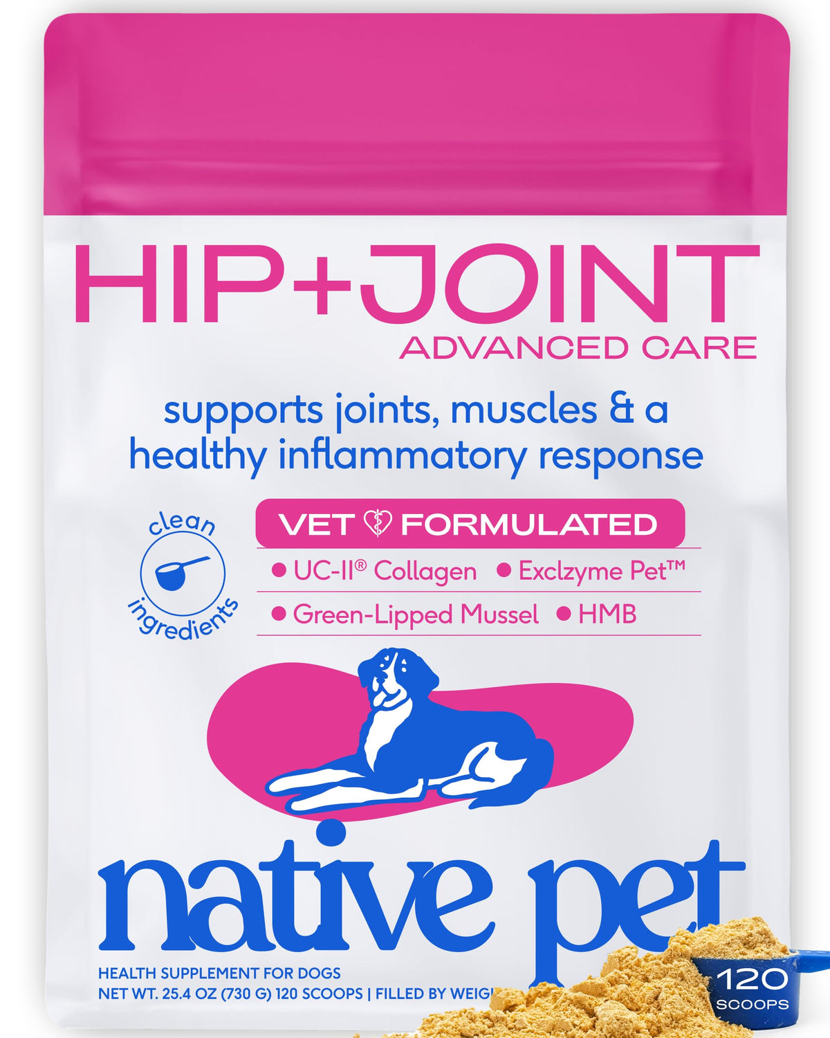 Native Pet Animal Nutritional Supplement in 120 Servings, Advanced Care