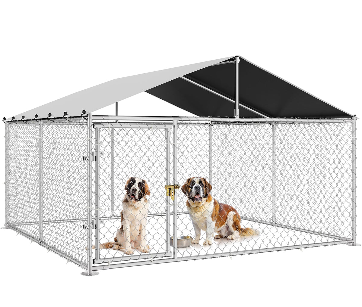 DWVO Animal Cage in 10' x 10', Silver