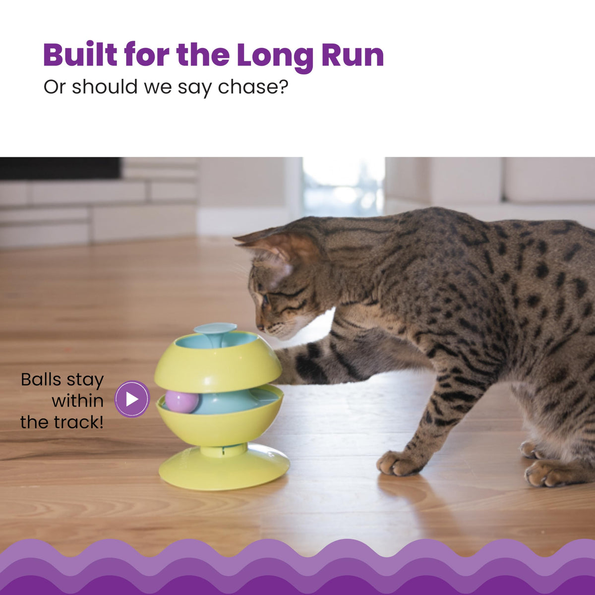 Catstages Pet Toy in One-Size, Green