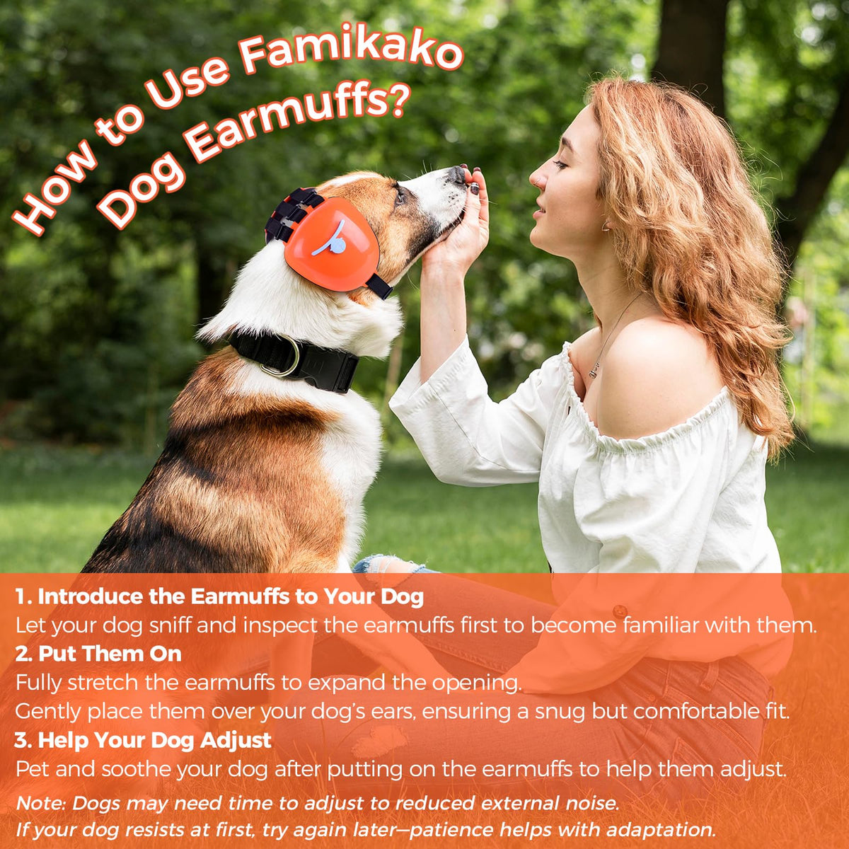 Famikako Earmuff in XS, Orange