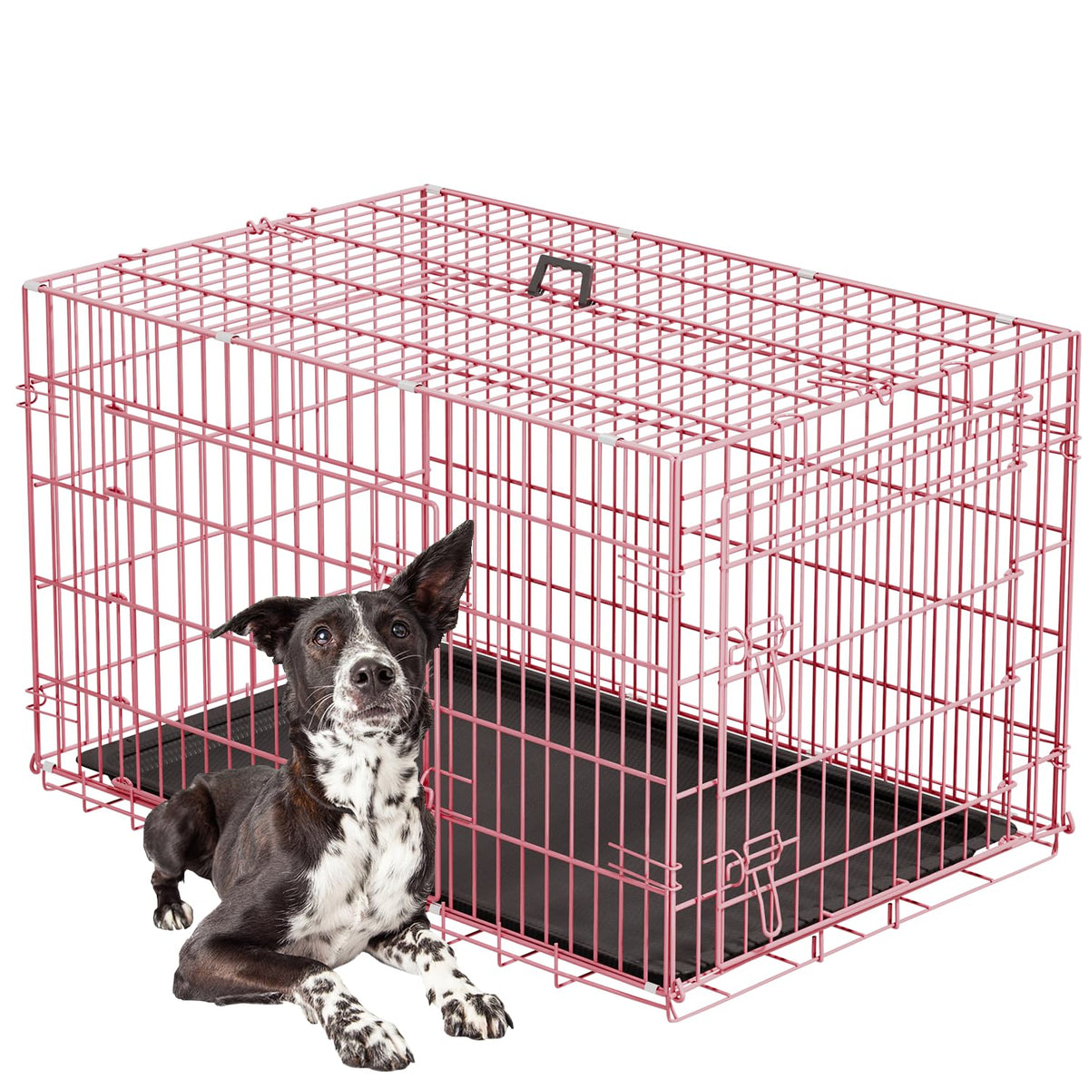 FDW Animal Cage in 42.0"L x 26.0"W x 28.0"H, Pink