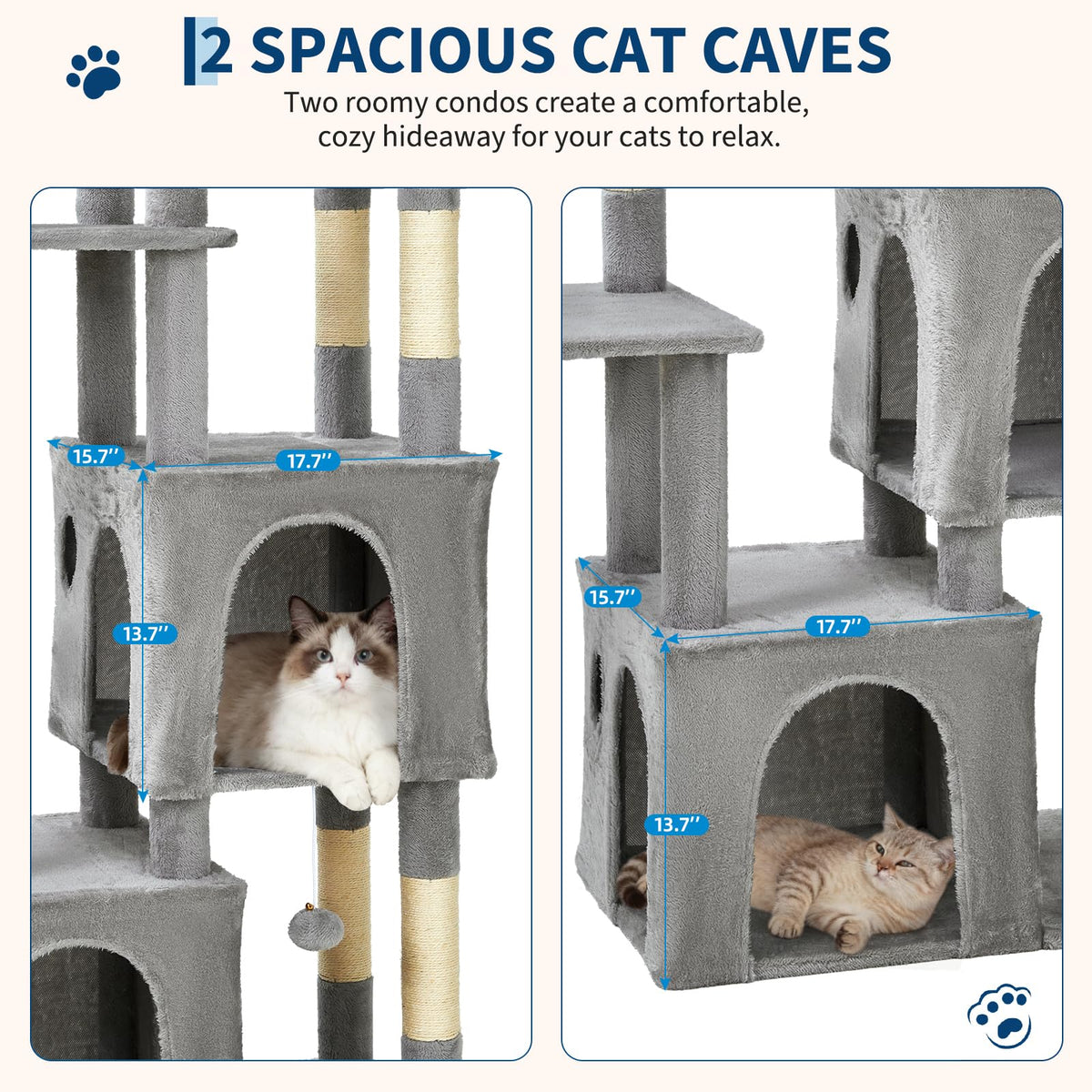 OUTLANE Pet Activity Structure in Light gray, Light Gray