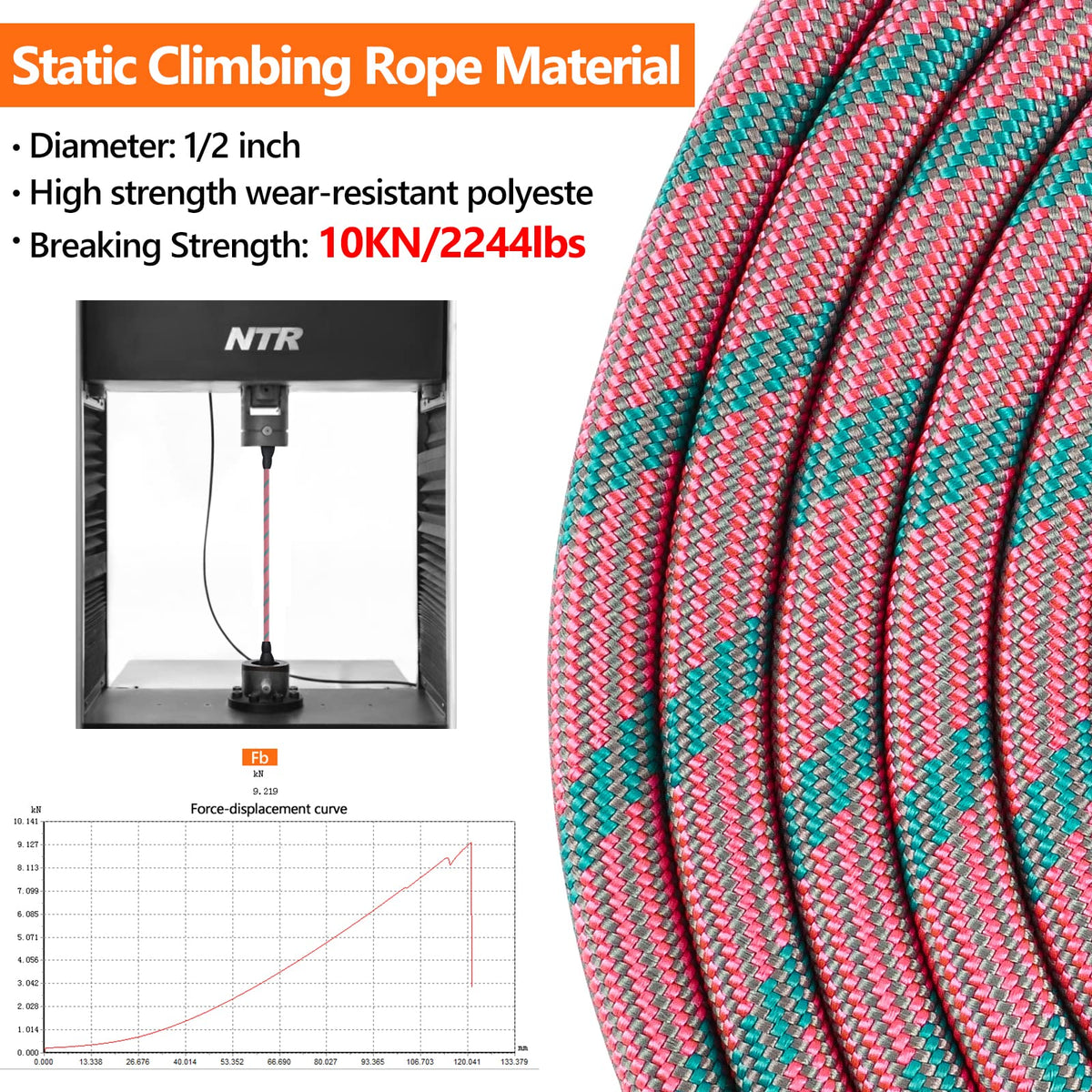 NTR Leash in 15ft*3/8", Pink Blue