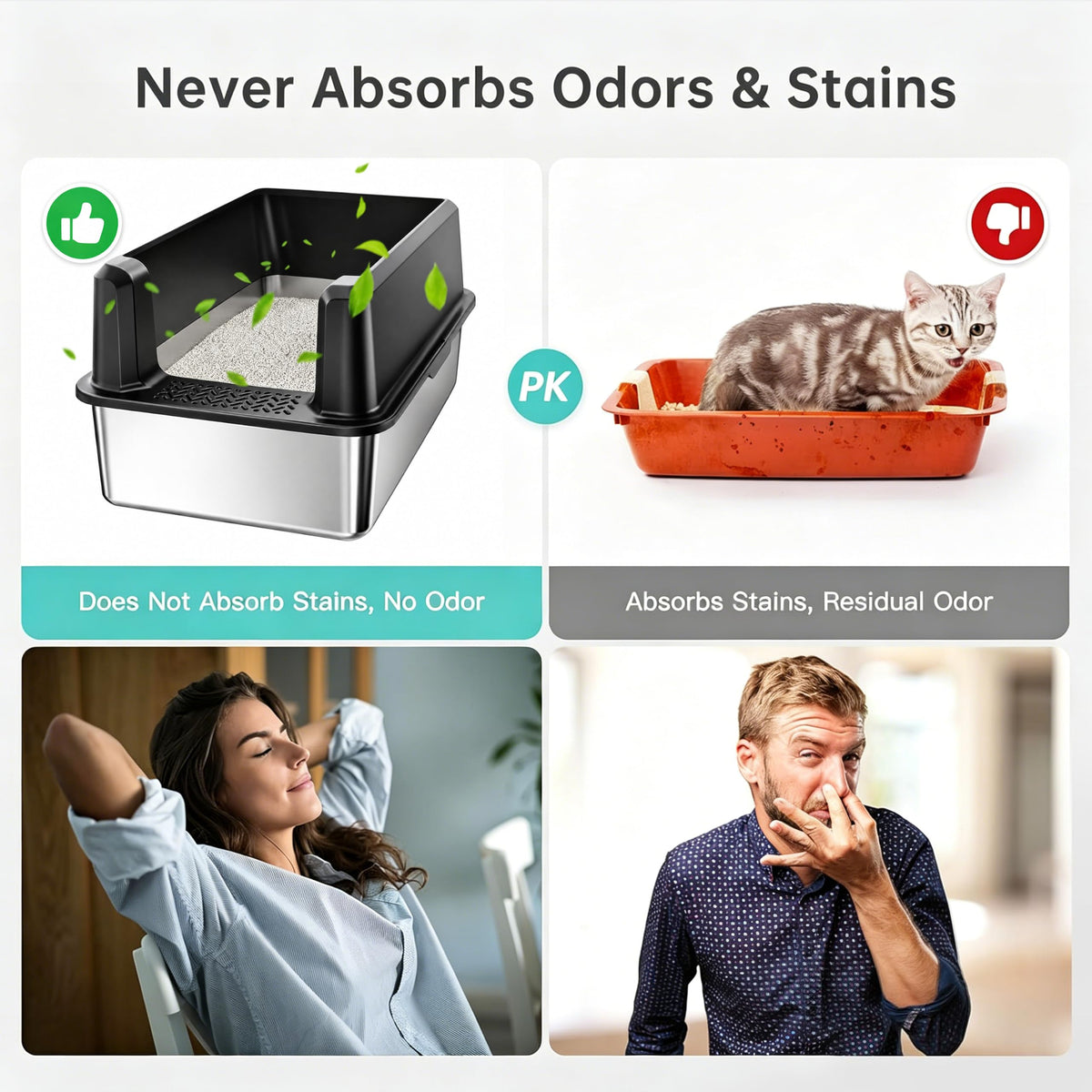 WoofiGo Litter Box in XL Extra Large, 23 - Black (Pack of 1)