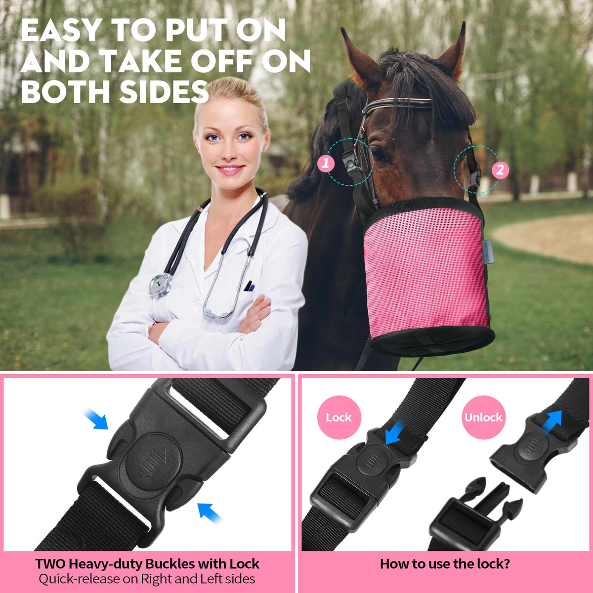OAHELAKE Pet Supplies in Universal, 2 Pcs Pink