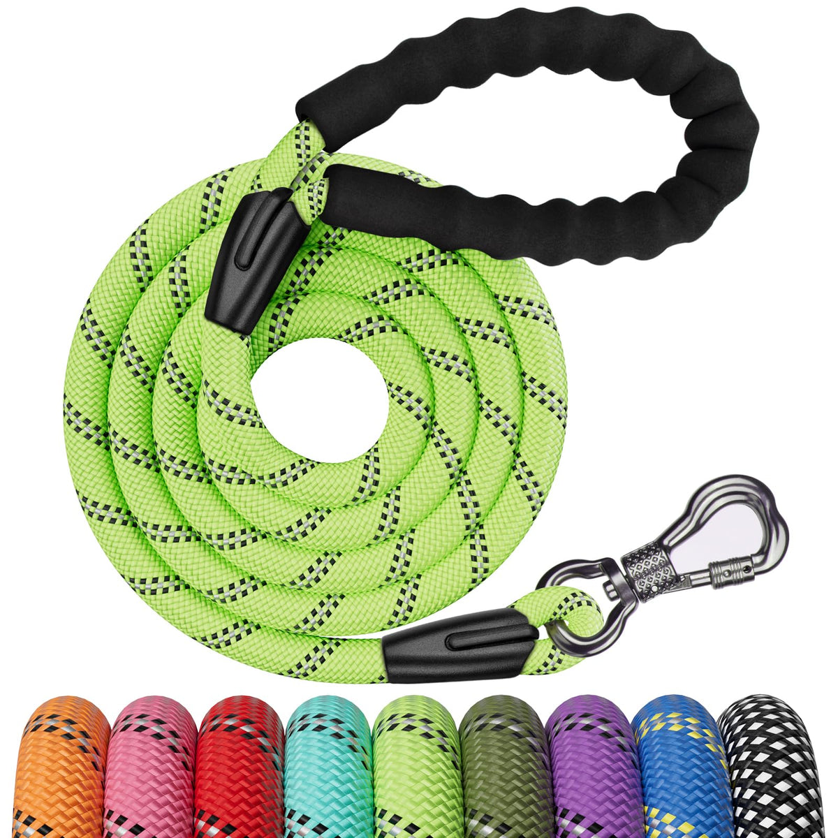 NTR Leash in 6ft*1/2", Green