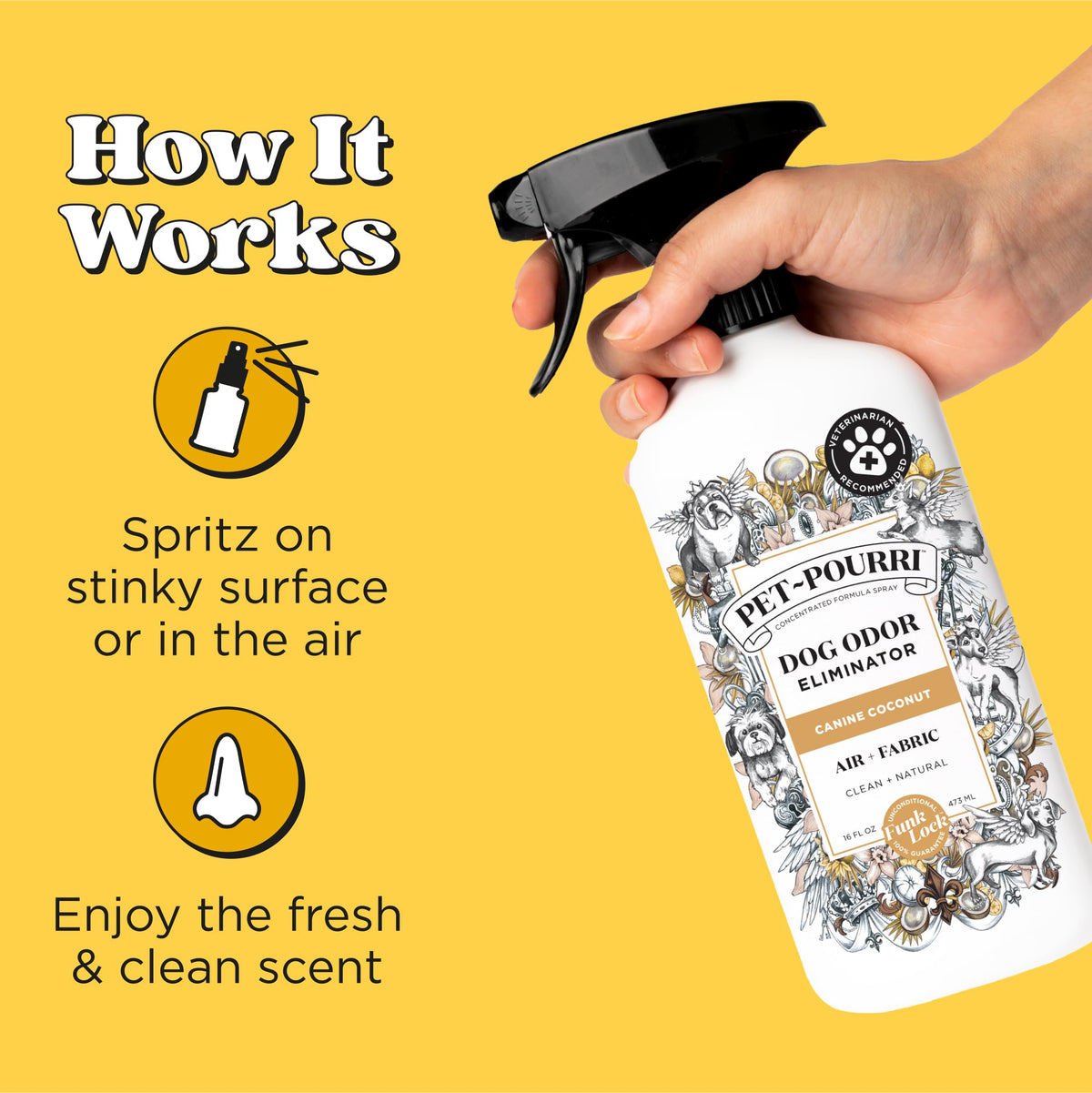 Poo-Pourri Area Deodorizer in 16 Fl Oz (Pack of 1), white
