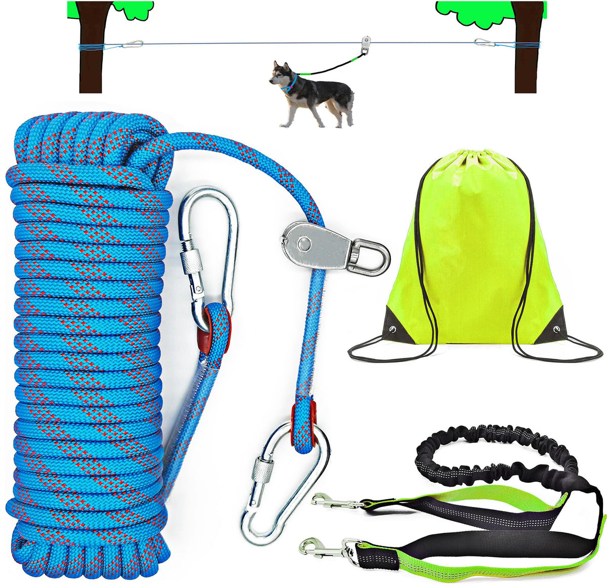 SIAELT Leash in 10Ft, Blue25