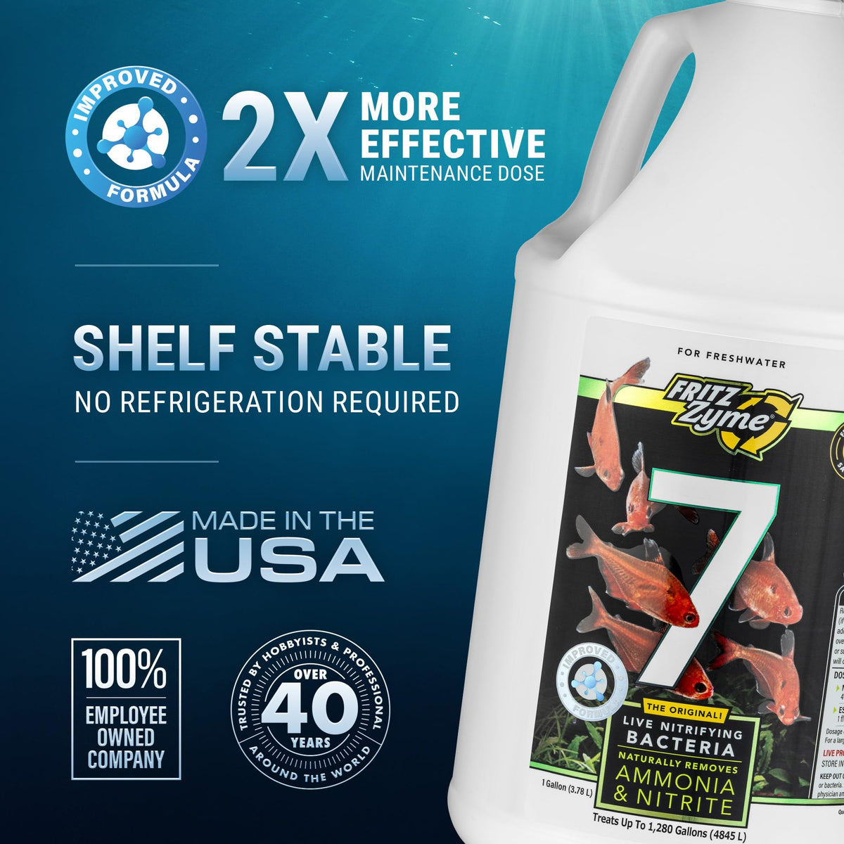 Fritz Aquatics Aquarium Pond Water Treatment in 1 gal