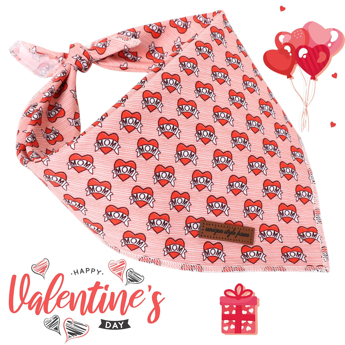 Unique style paws Animal Collar in S, mom love-bandana